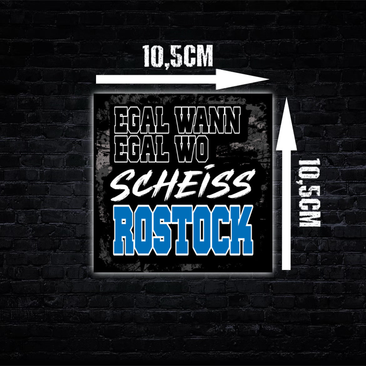 Anti Rostock Aufkleber (30 Stück)