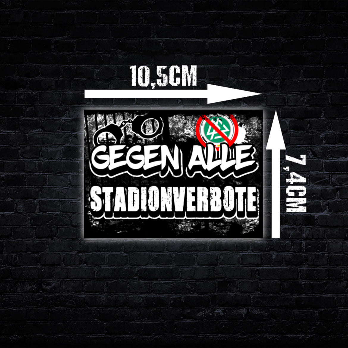 Gegen alle Stadionverbote Aufkleber (30 Stück)
