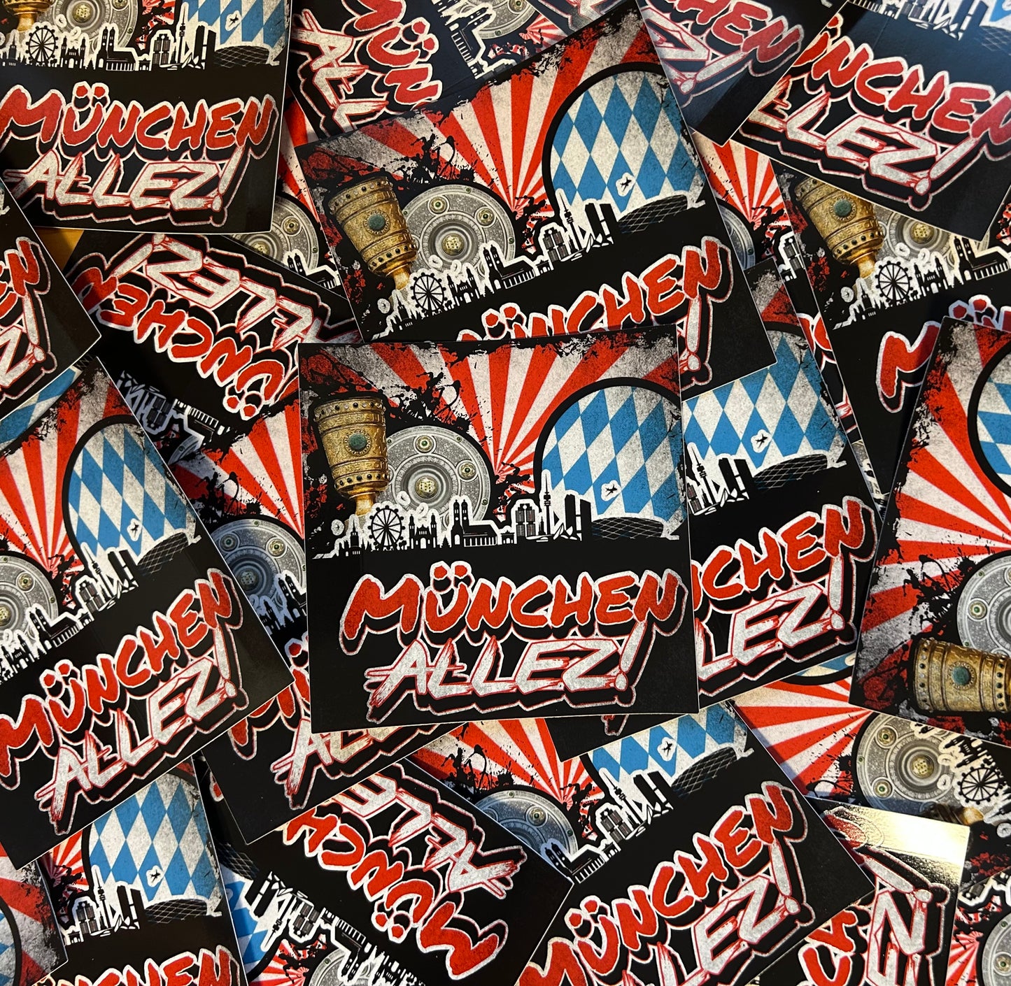 60 mal Bayern München Aufkleber Sticker