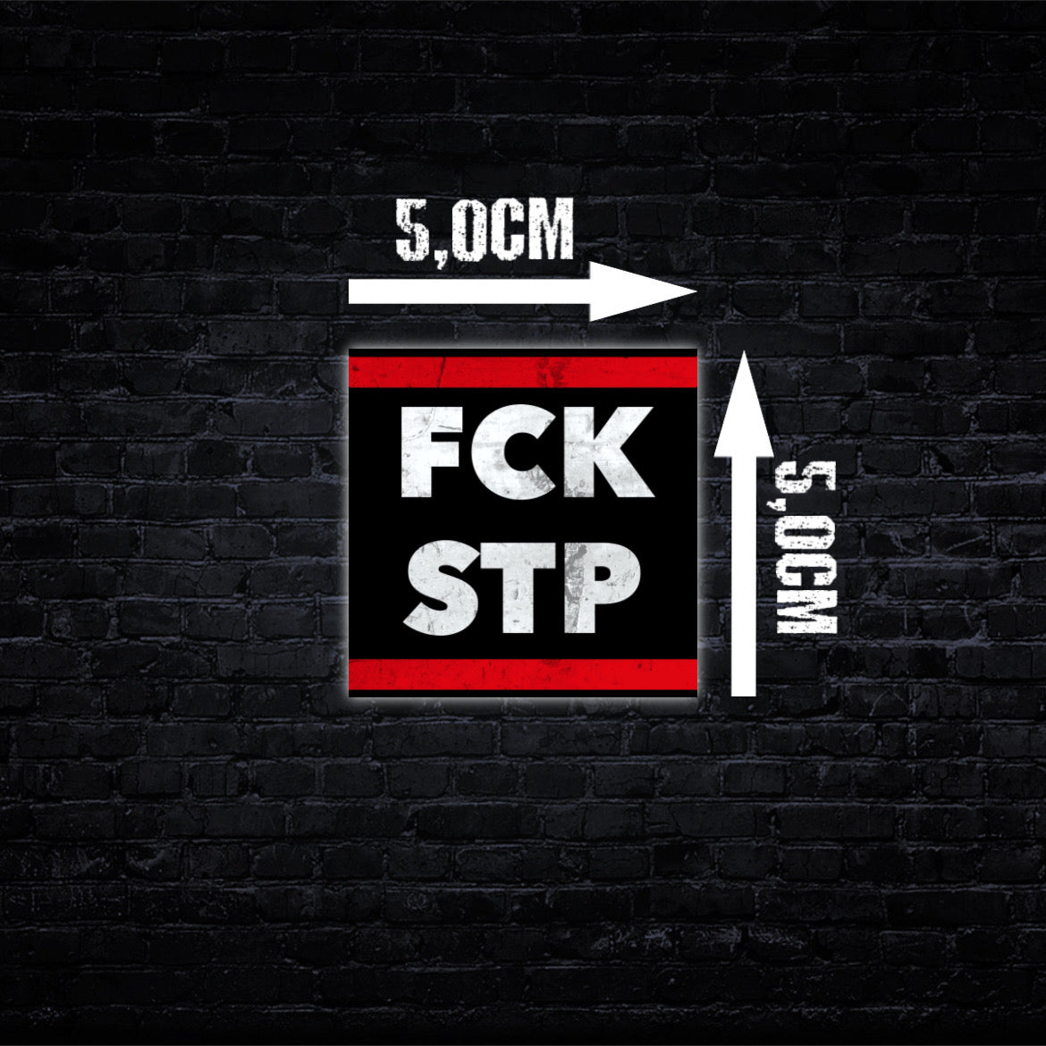FCK STP Aufkleber (50 Stück)