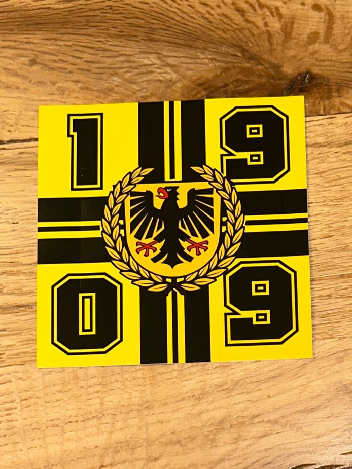 60 mal Dortmund Aufkleber Motiv "1909"