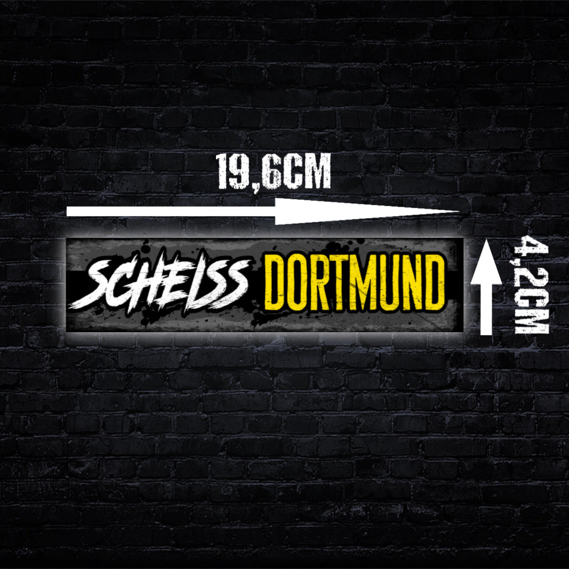 Anti Dortmund Aufkleber (30 Stück)