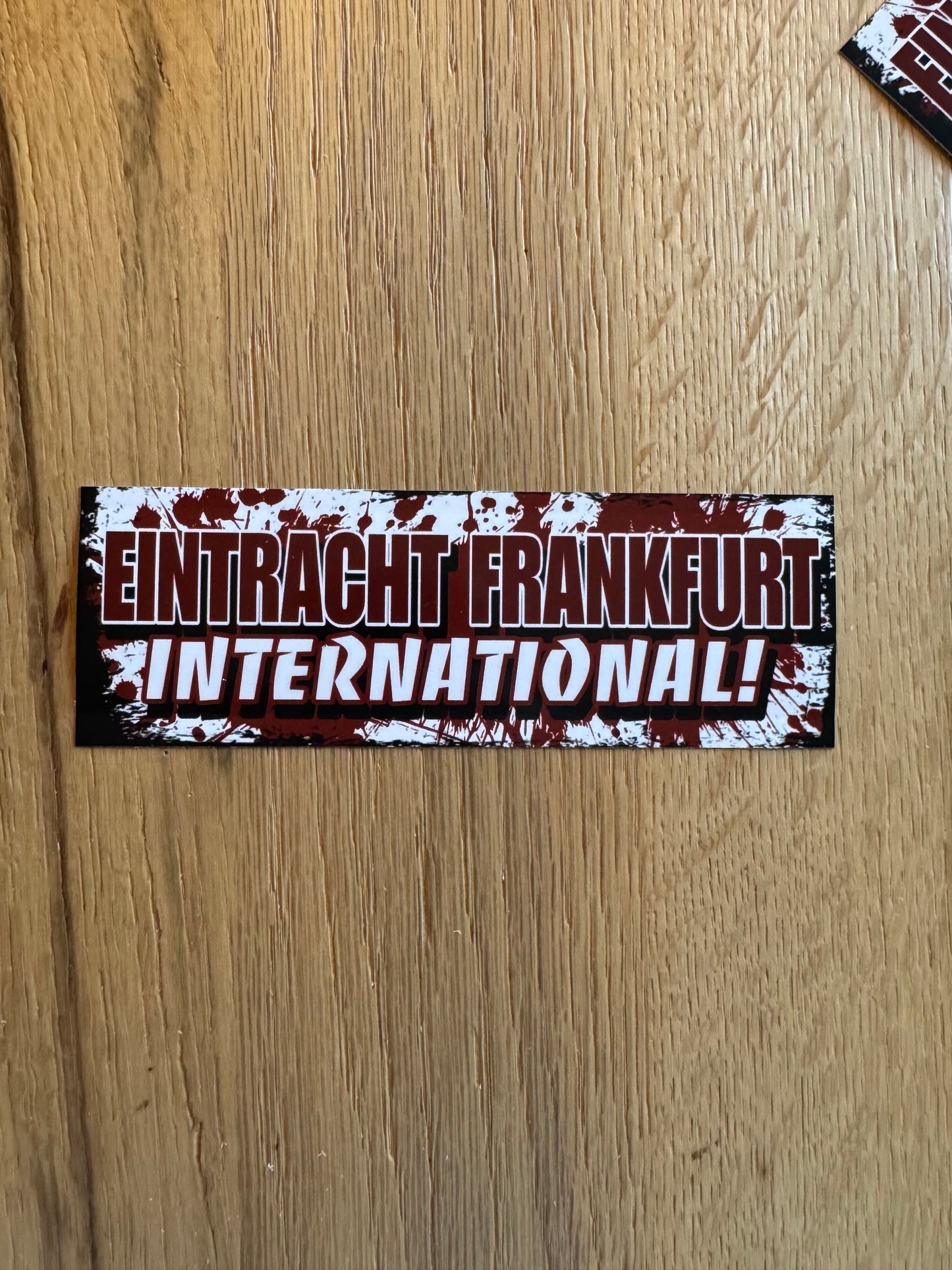 80 mal Frankfurt Aufkleber Motiv „International“