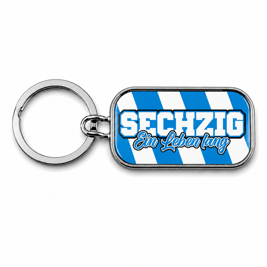 München Blau Schlüsselanhänger