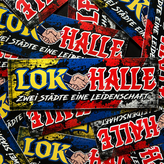 Leipzig Halle Aufkleber  (40 Stück)
