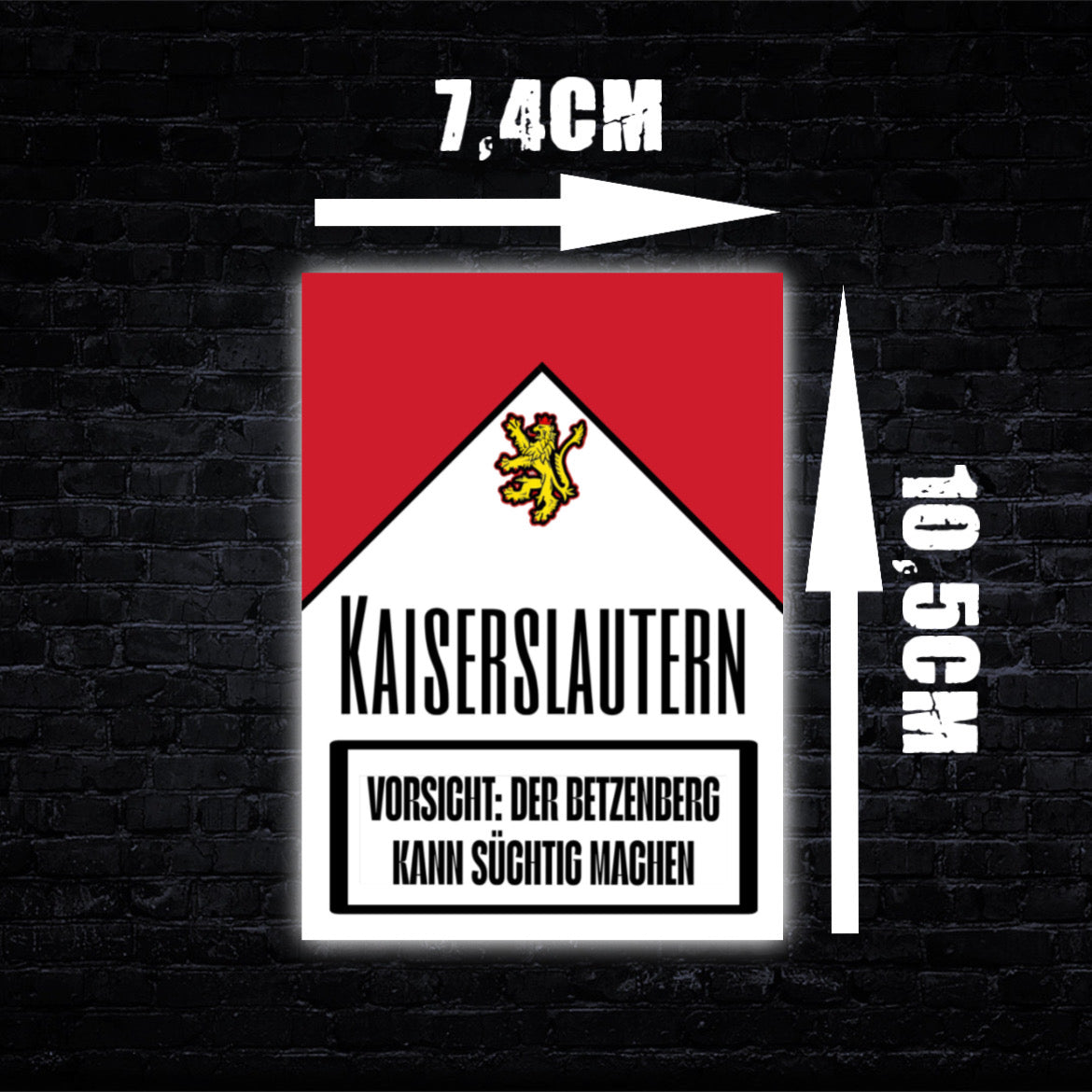 Kaiserslautern Marlboro Aufkleber (30 Stück)