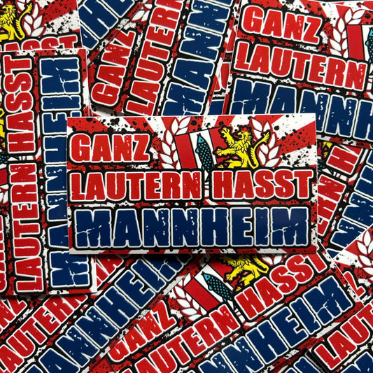 Kaiserslautern Anti Mannheim Aufkleber (50 Stück)