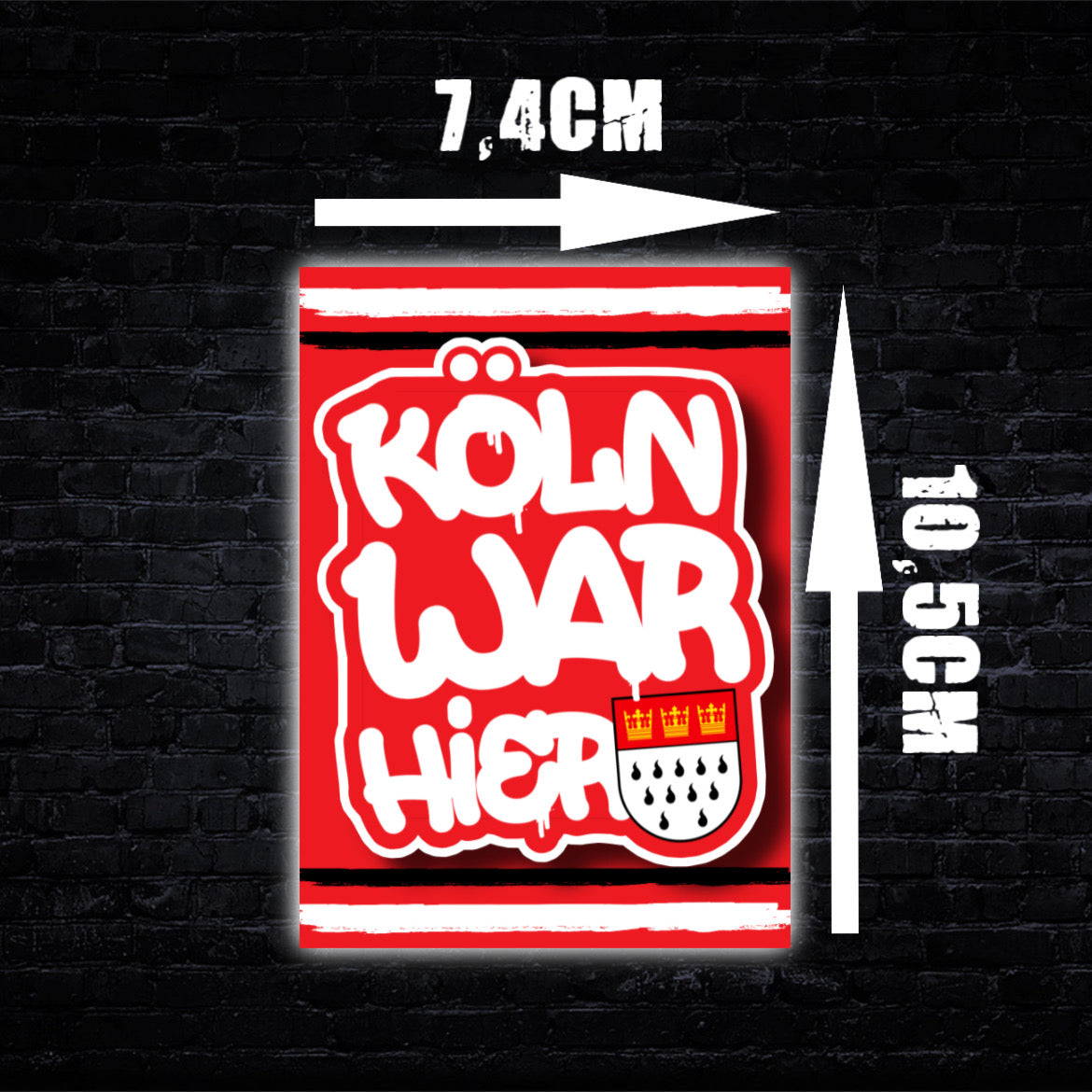 Köln Aufkleber (30 Stück)
