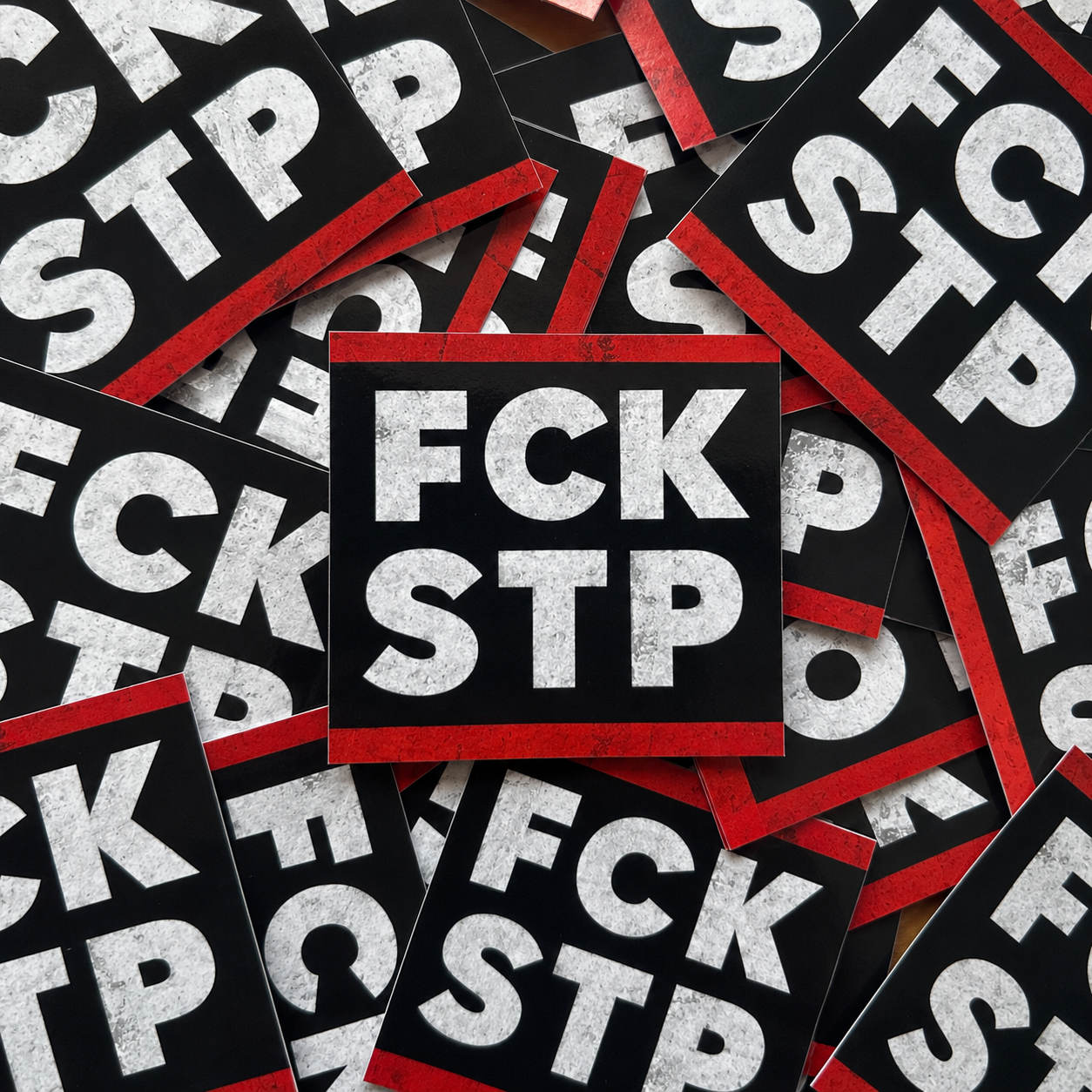 FCK STP Aufkleber (50 Stück)