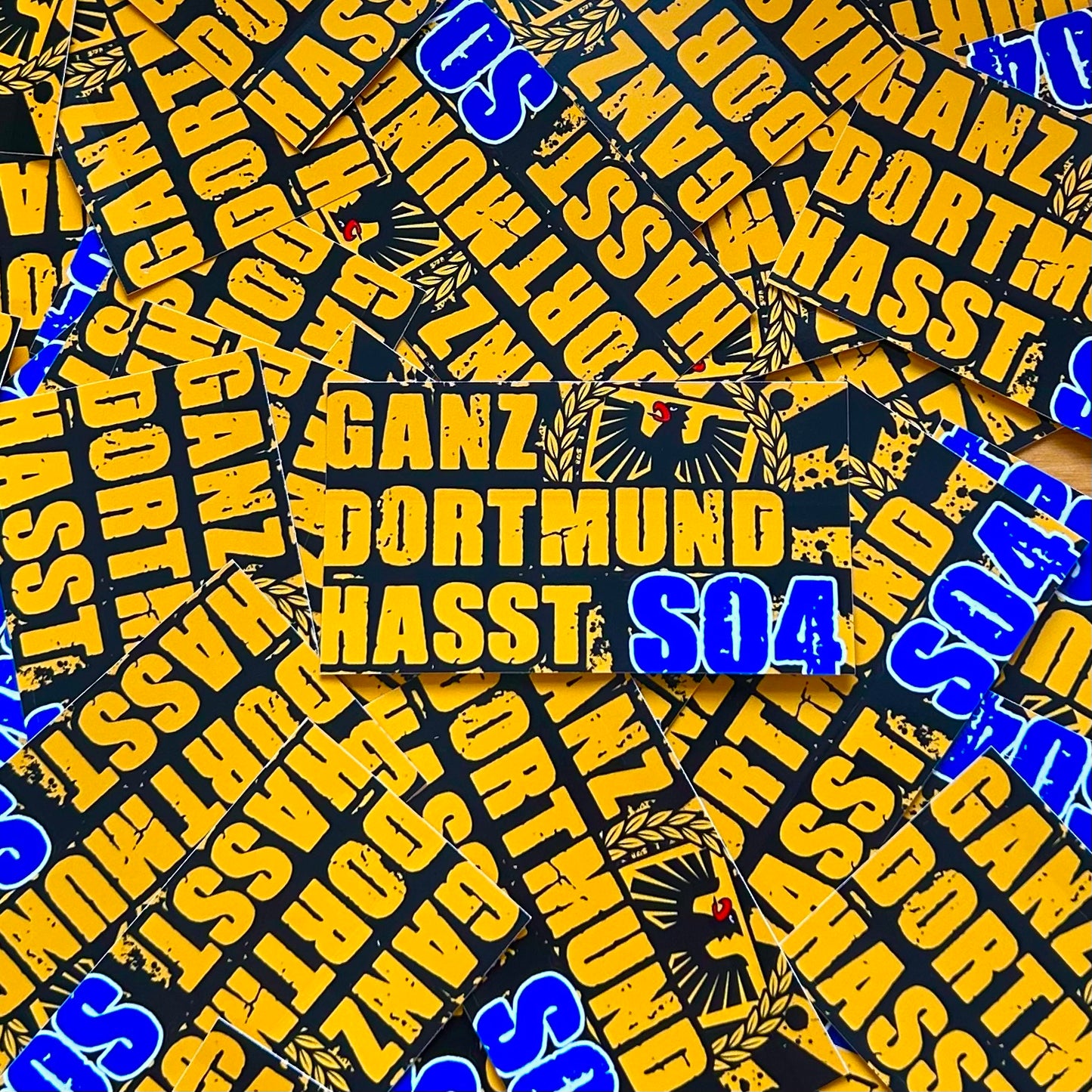 Dortmund Anti Schalke Aufkleber (40 Stück)