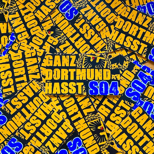 Dortmund Anti Schalke Aufkleber (40 Stück)