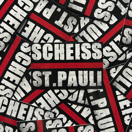 Scheiss St.Pauli Aufkleber (80 Stück)