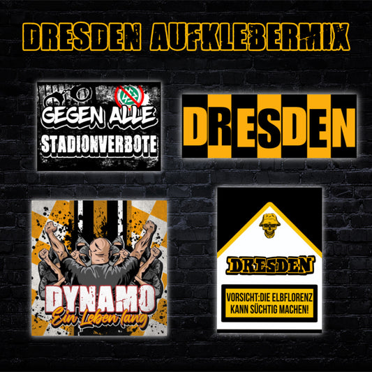 Aufklebermix Dresden