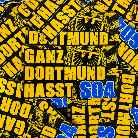 Dortmund Anti Schalke Aufkleber (50 Stück)