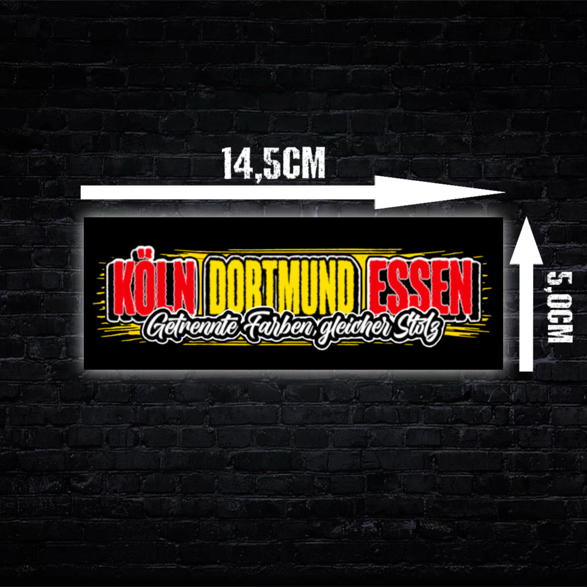 Köln/Dortmund/Essen Aufkleber (40 Stück)