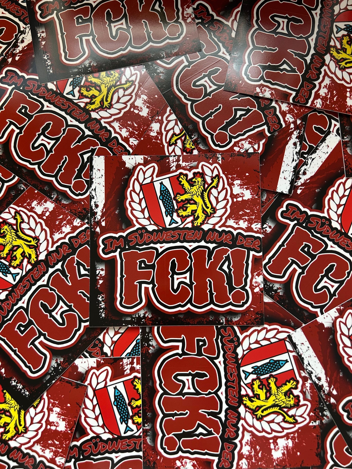 60 Mal Kaiserslautern Aufkleber FCK Sticker