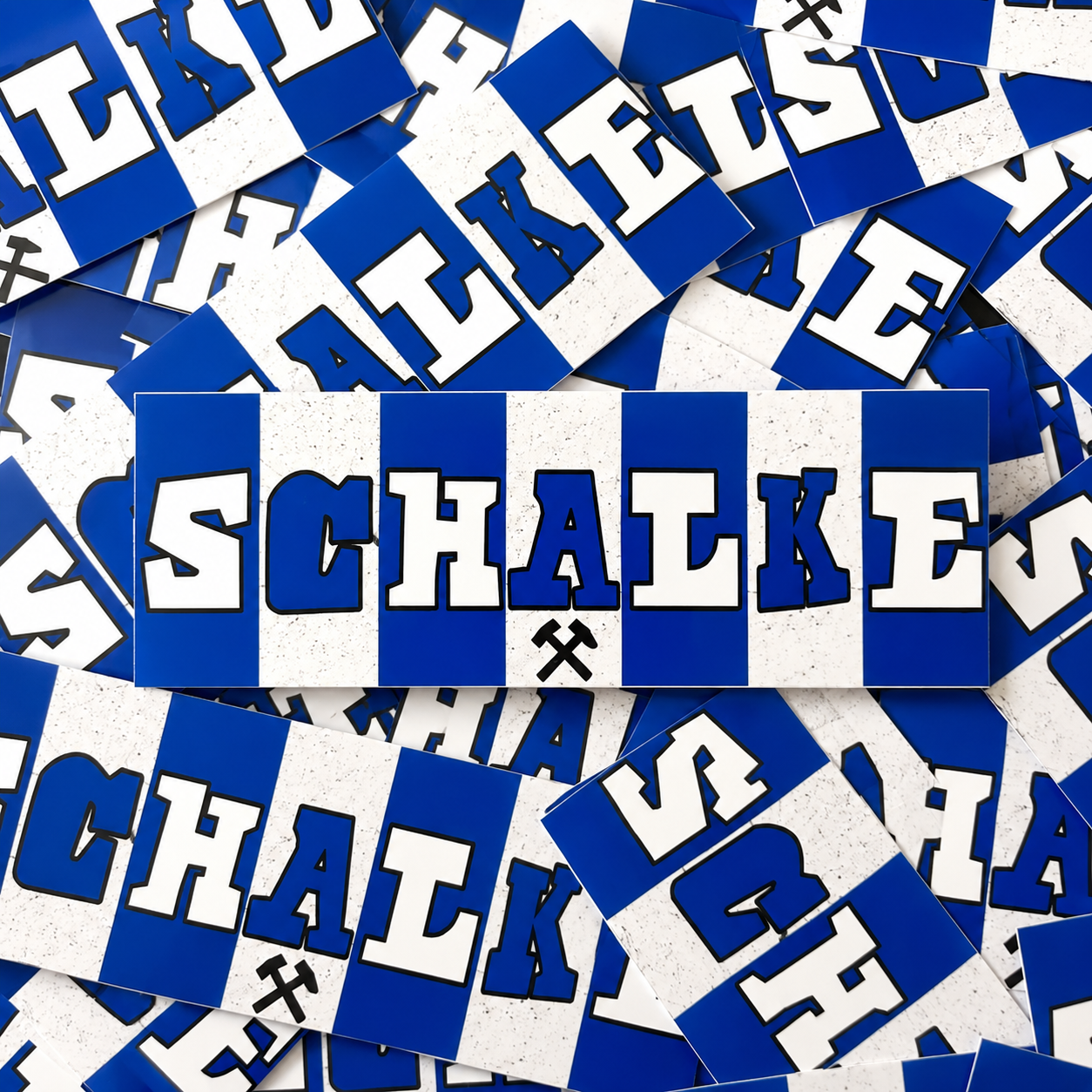 Schalke Aufkleber (40 Stück)