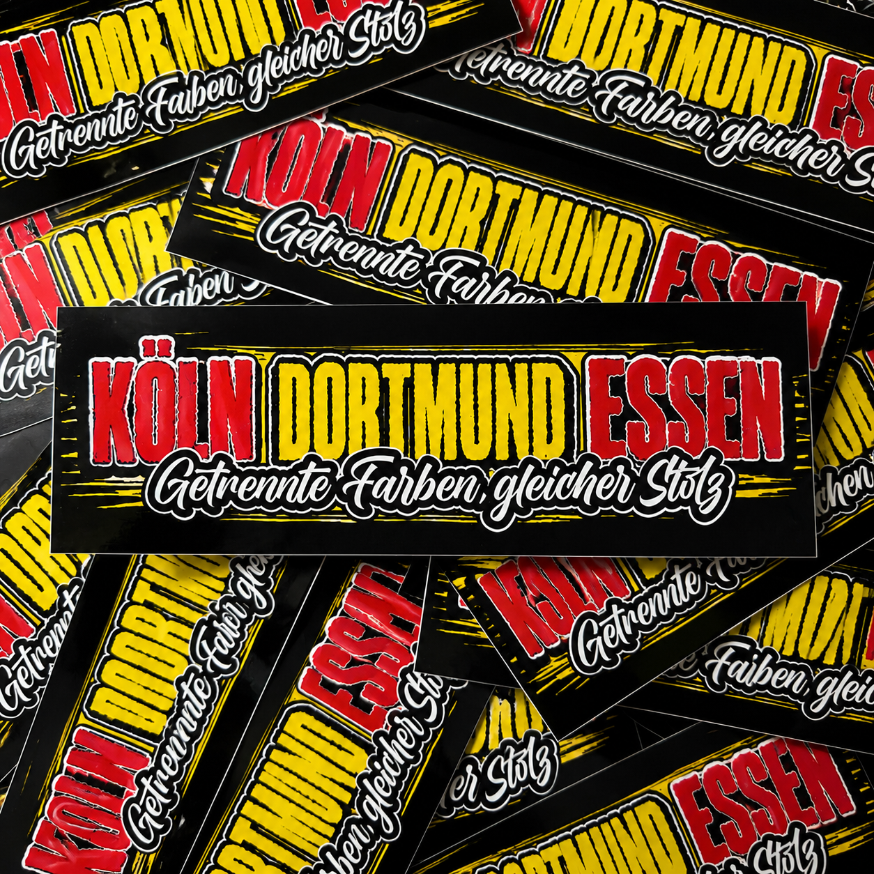 Köln/Dortmund/Essen Aufkleber (40 Stück)
