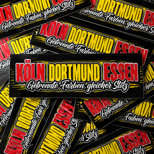 Köln/Dortmund/Essen Aufkleber (40 Stück)