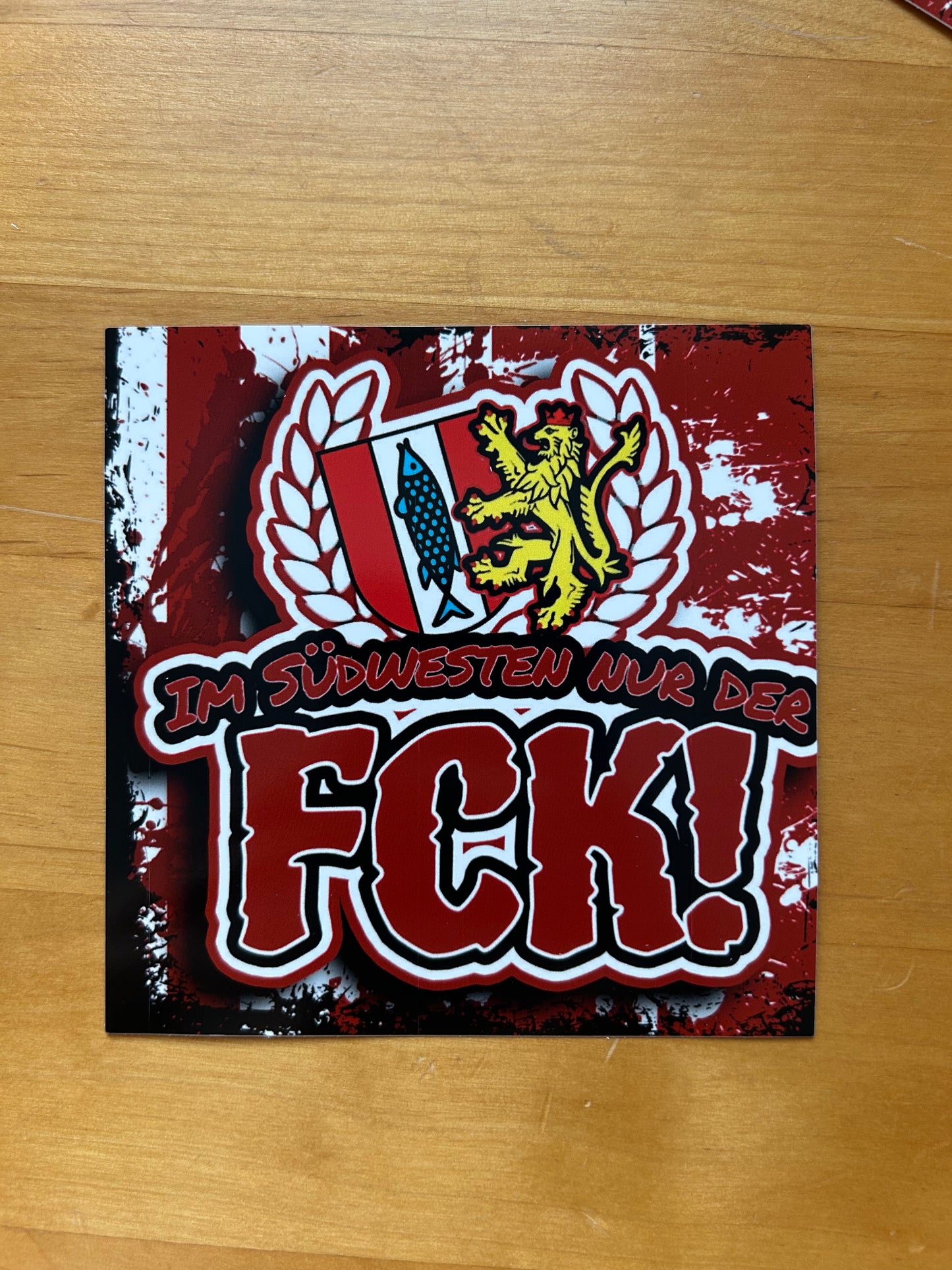 60 Mal Kaiserslautern Aufkleber FCK Sticker