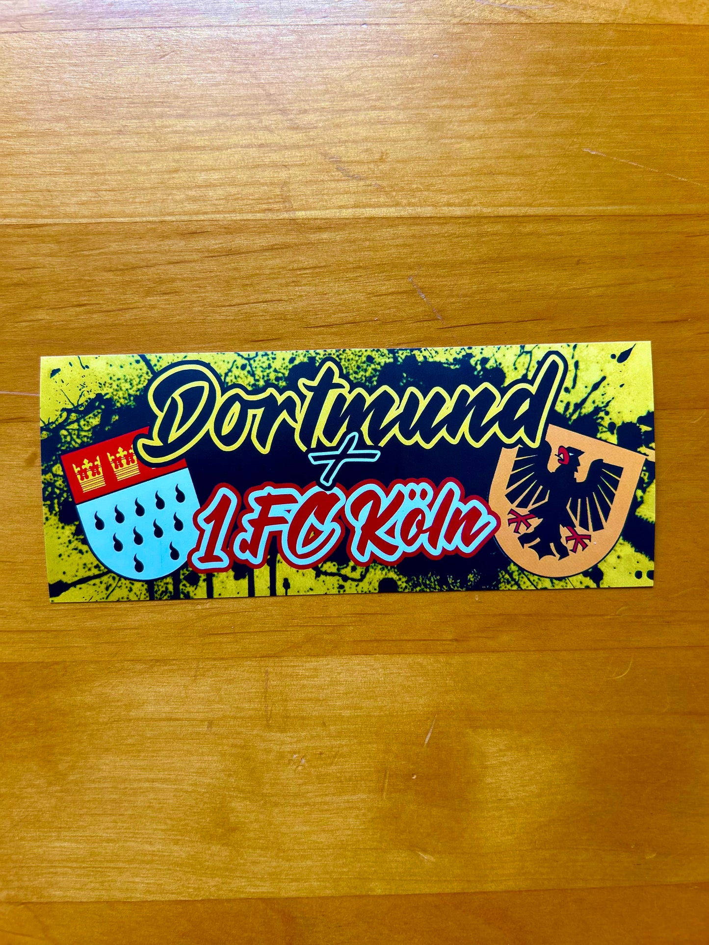 100 mal Dortmund/Köln Aufkleber