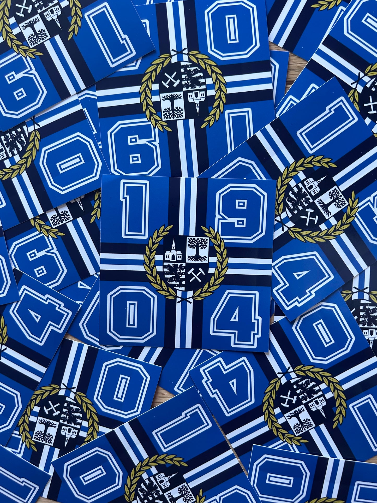 60 mal Schalke Aufkleber Motiv „1904“