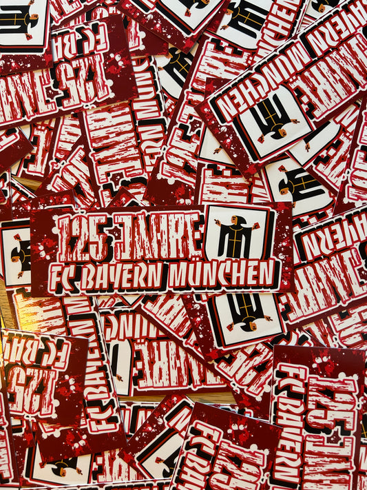 80 mal München Aufkleber Motiv „125 Jahre“