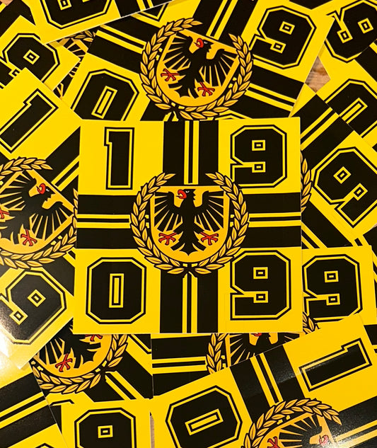 60 mal Dortmund Aufkleber Motiv "1909"