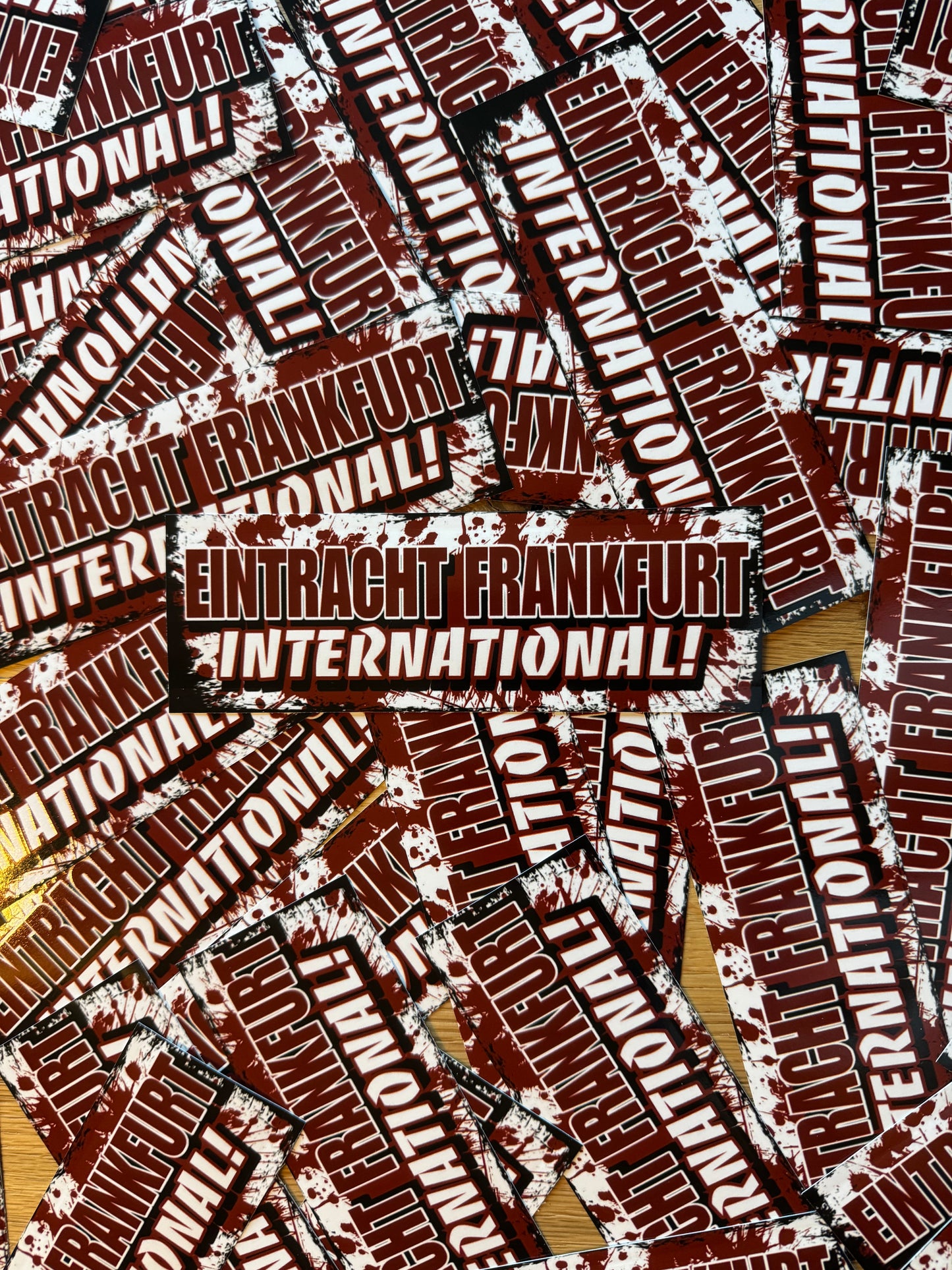 80 mal Frankfurt Aufkleber Motiv „International“
